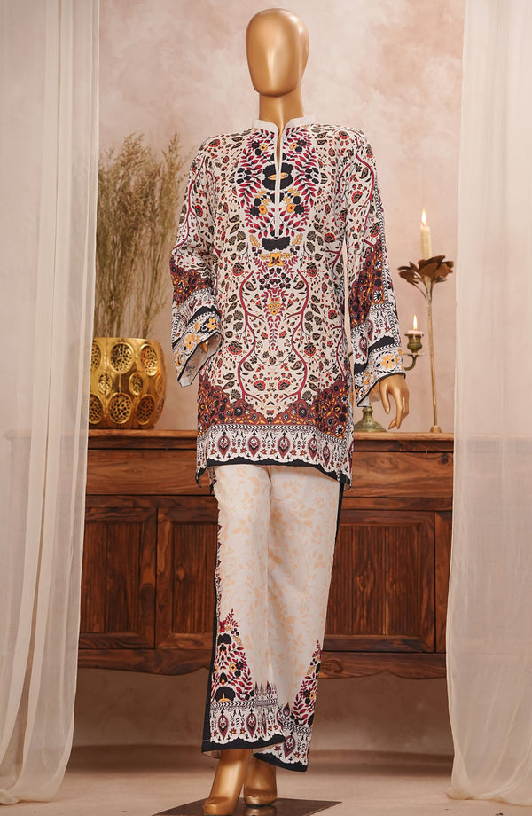 Amna Khadija Printed Lawn Stitched 2 Piece Suit - PHSC-03 - AM25PHSC - Multi - Summer Collection